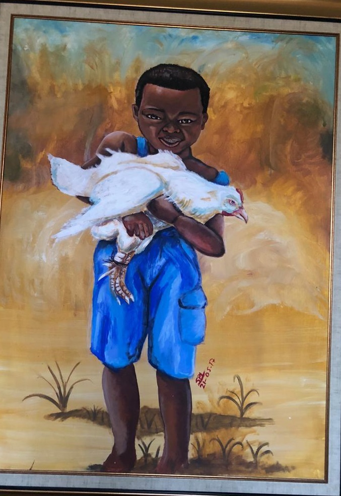 Catching the chicken