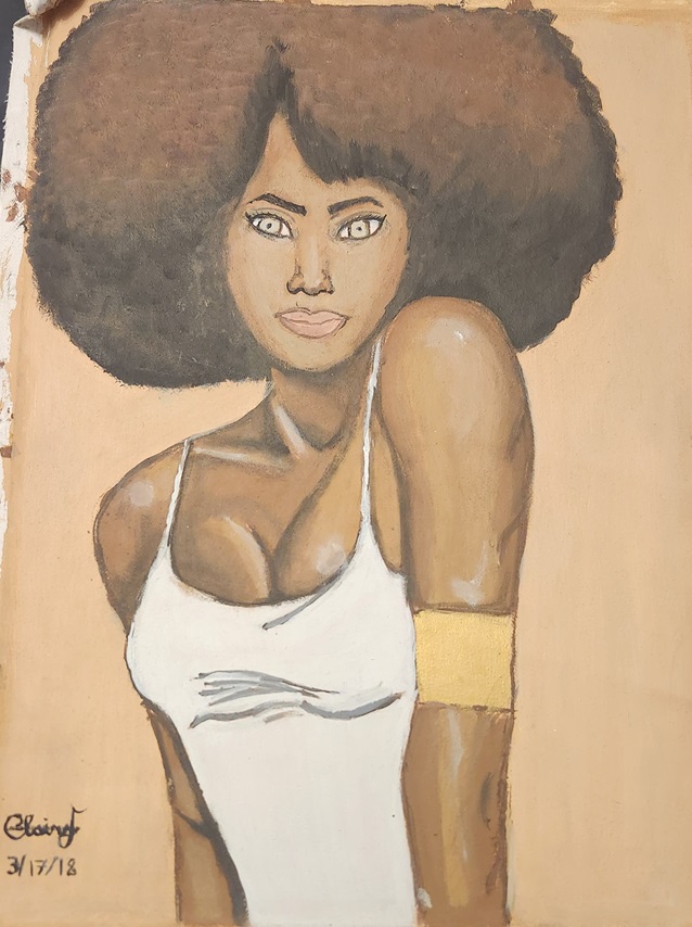 Afro lady